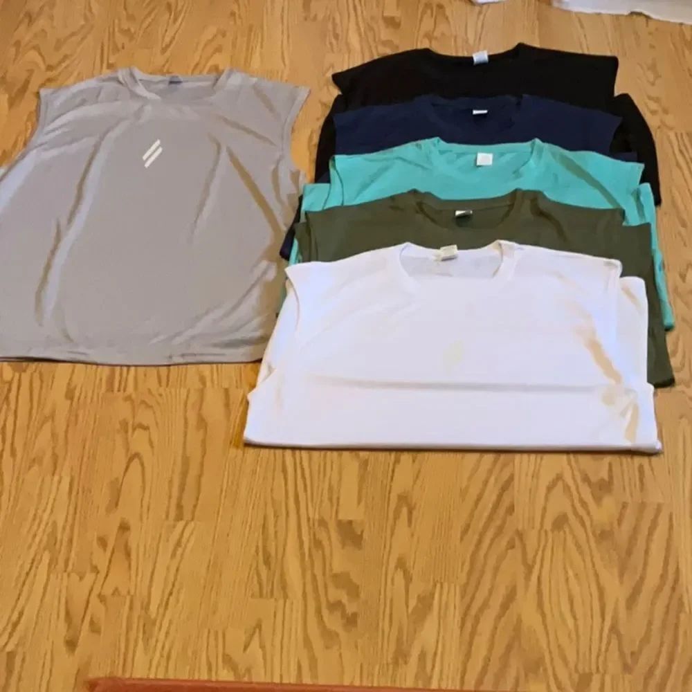 Lot of 6 NWOT MENS tanks tops in XXL in various colors LOT 1